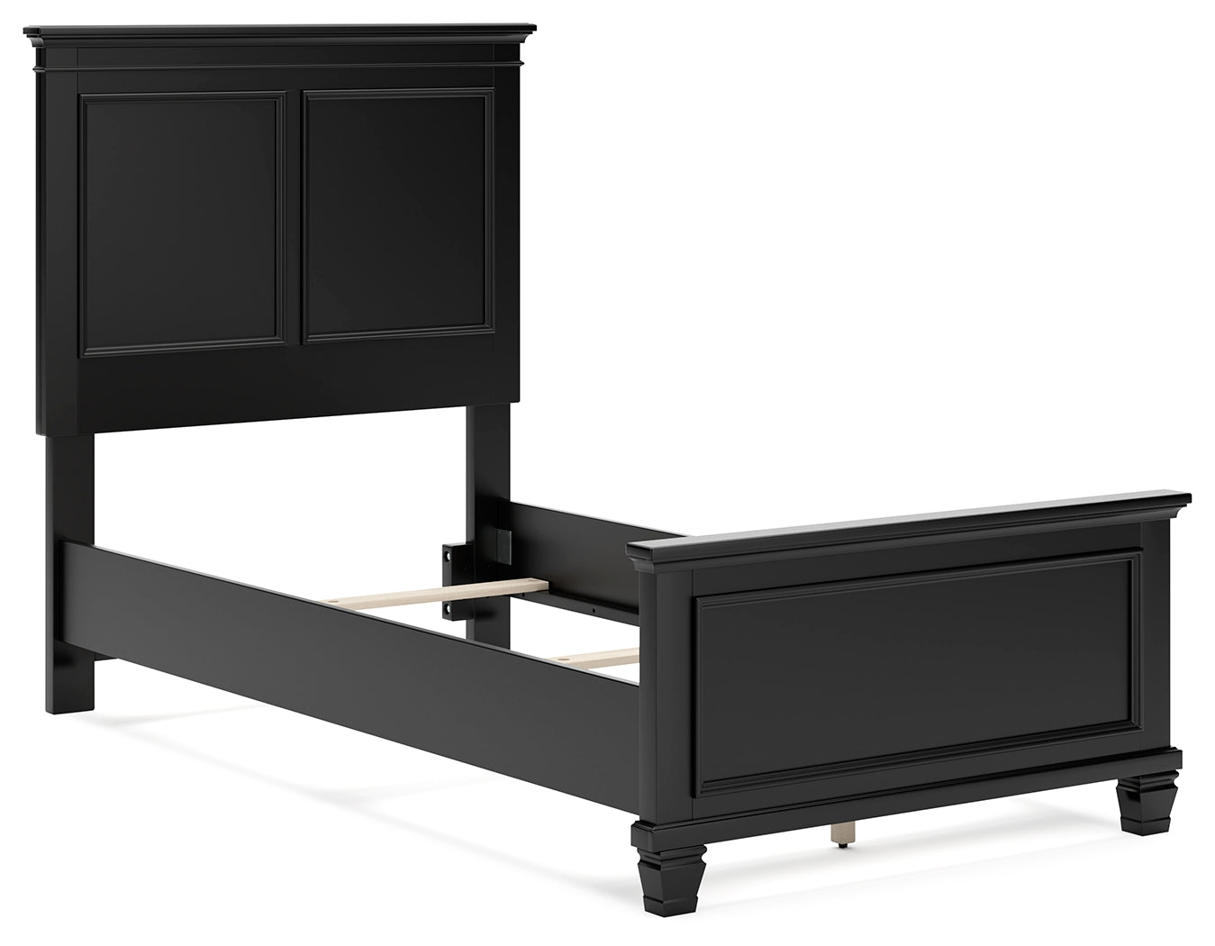 Lanolee Twin Panel Bedroom Set with Dresser and Mirror