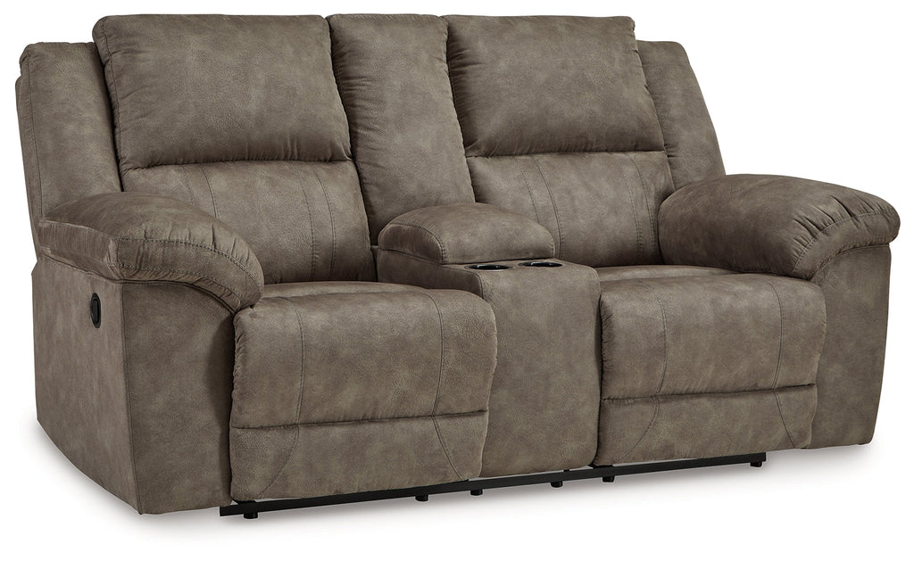 Laresview Fossil Reclining Sofa and Loveseat