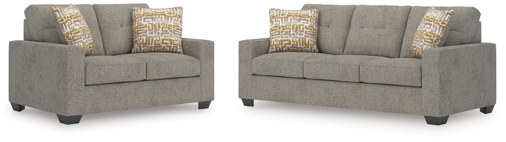 Larimer Iron Sofa and Loveseat