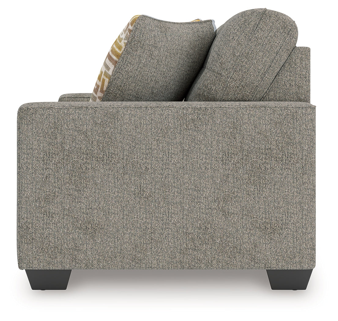 Larimer Iron Sofa and Loveseat