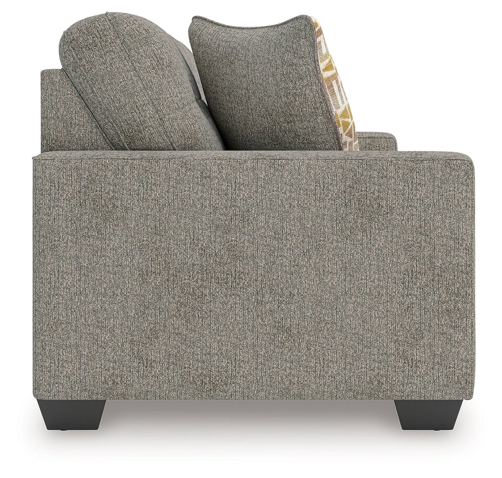 Larimer Iron Sofa and Loveseat