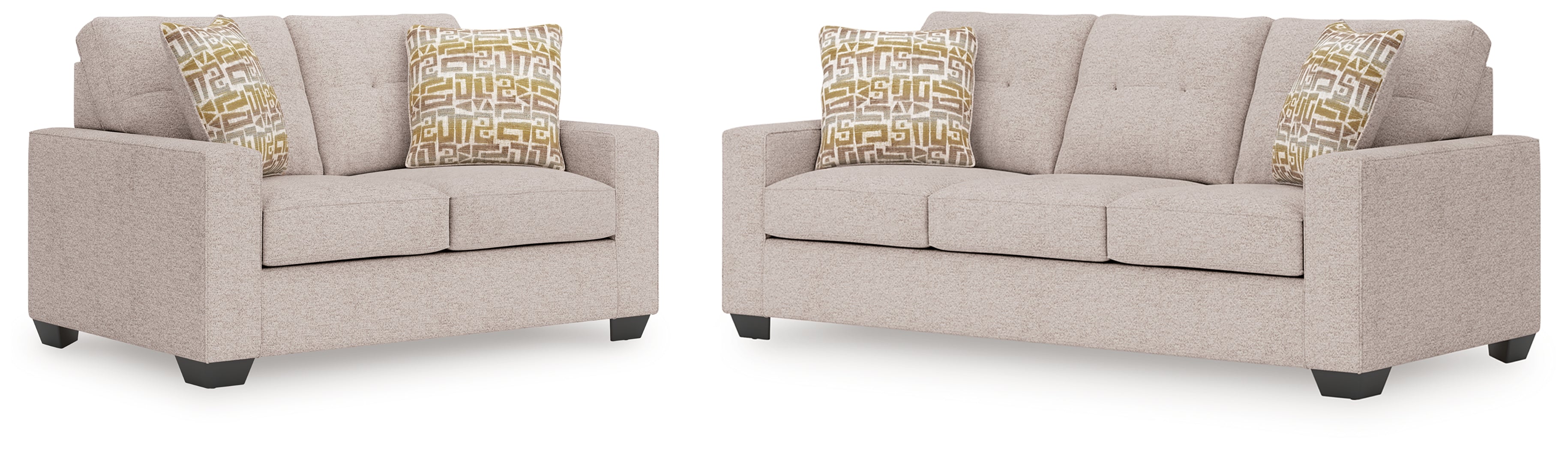 Larimer Stone Sofa and Loveseat