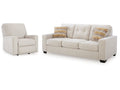 Larimer Stone Sofa and Recliner