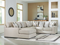 Laurelgrove Pebble 4-Piece Sectional with Left Chaise