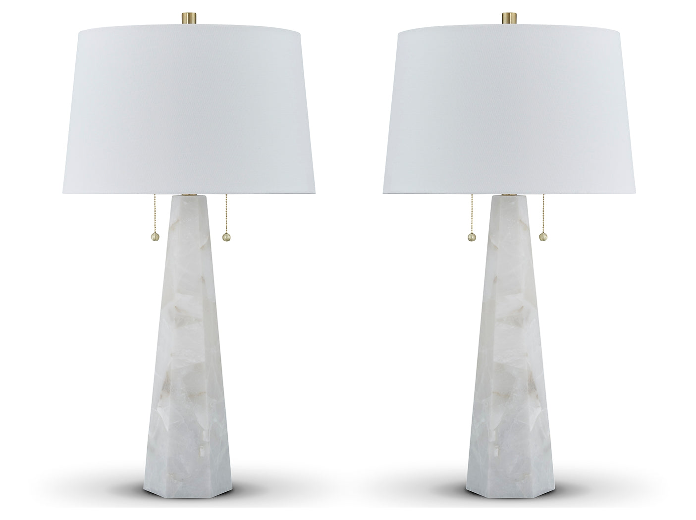 Laurellen White 2-Piece Lamp Set