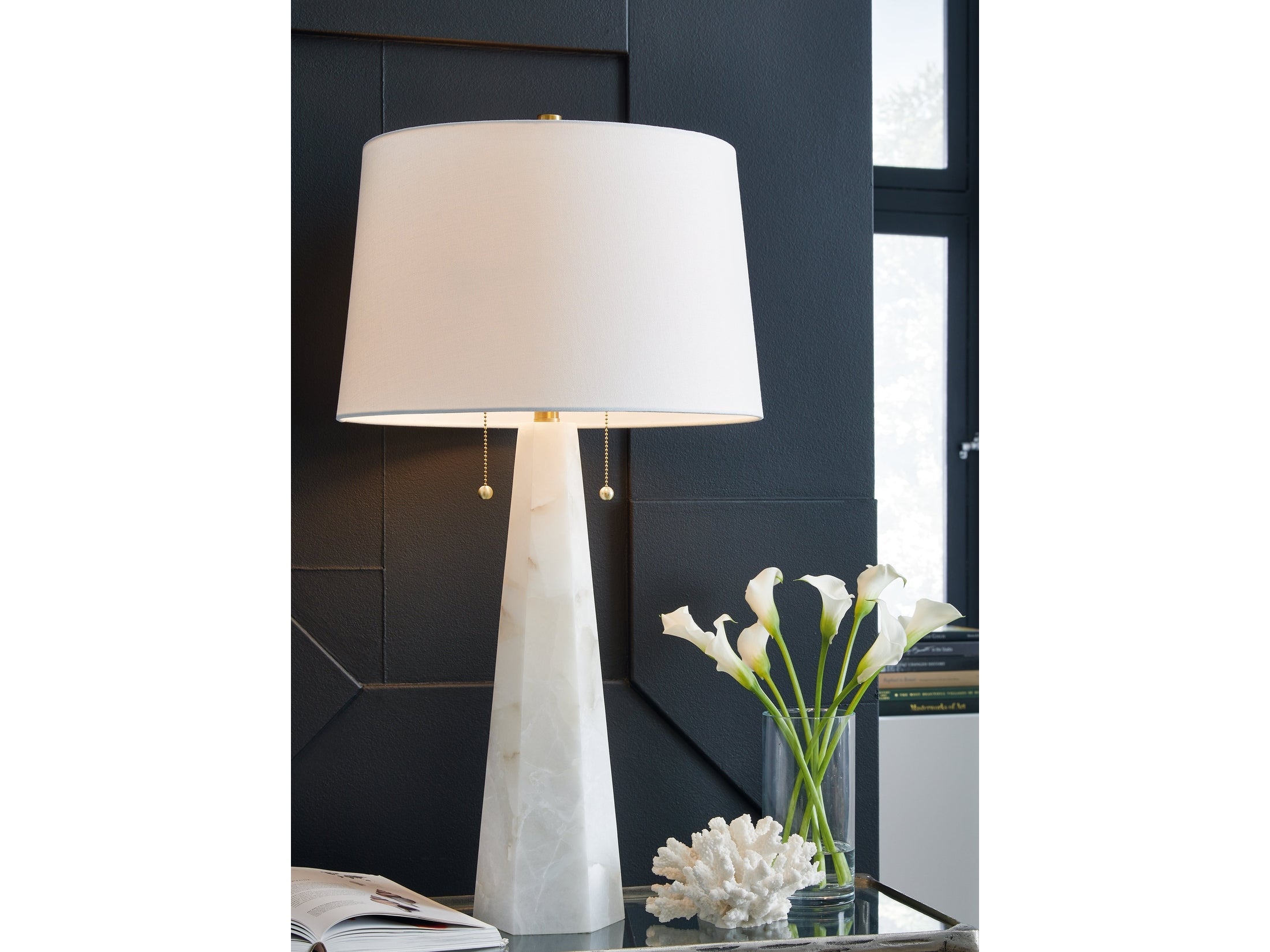 Laurellen White Table Lamp