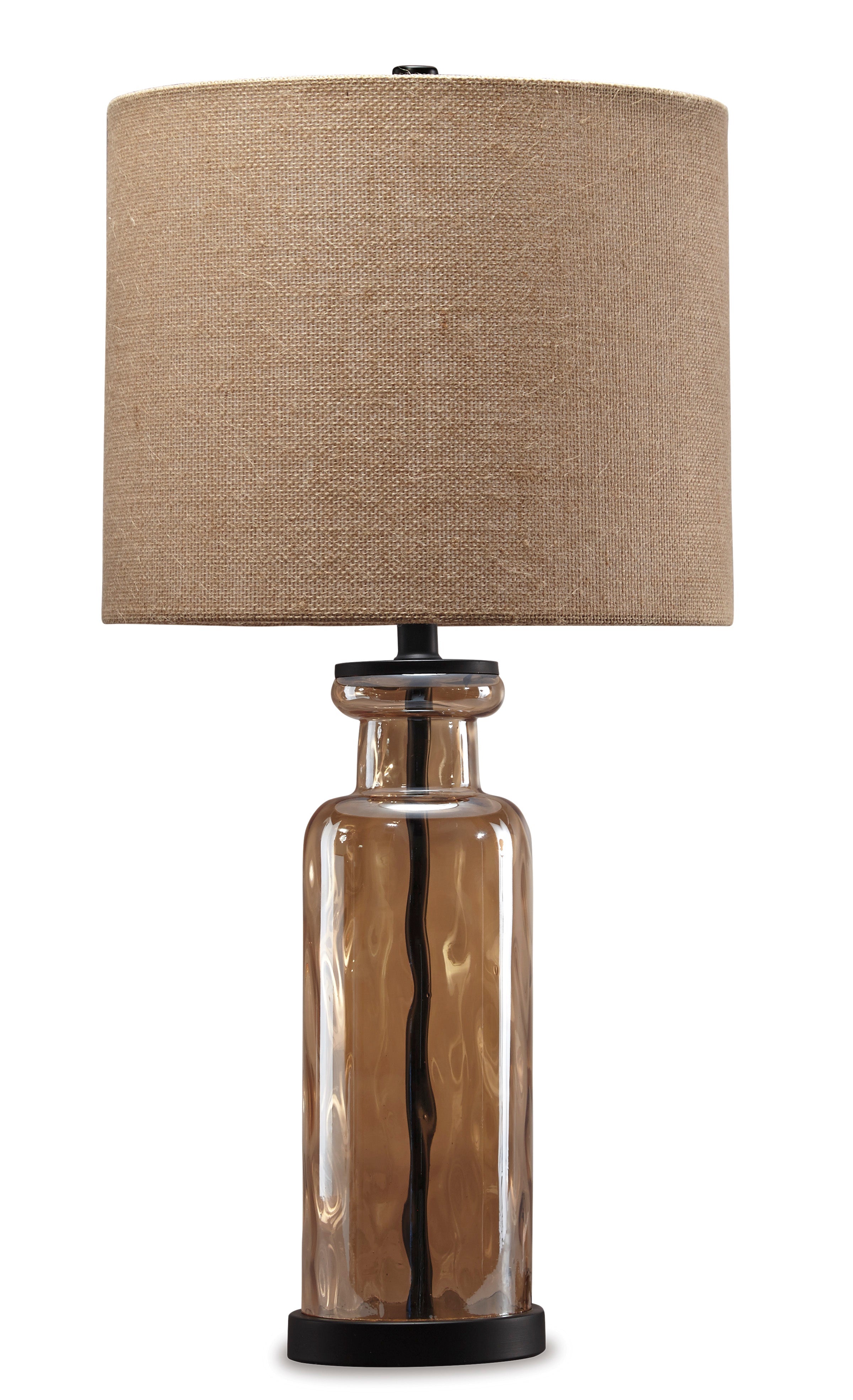 Laurentia Glass Table Lamp in Champagne