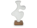 Lavarsen White/Brown Sculpture (25.13" H)