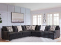 Lavernett Charcoal 3pc Symmetrical Sectional Sofa