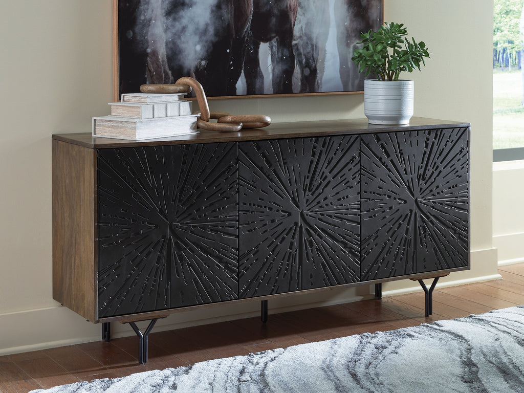 Lavinmont Multi Brown Accent Cabinet