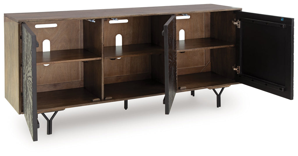 Lavinmont Multi Brown Accent Cabinet