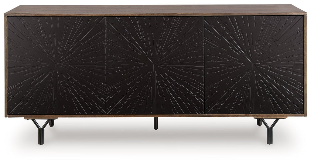 Lavinmont Multi Brown Accent Cabinet