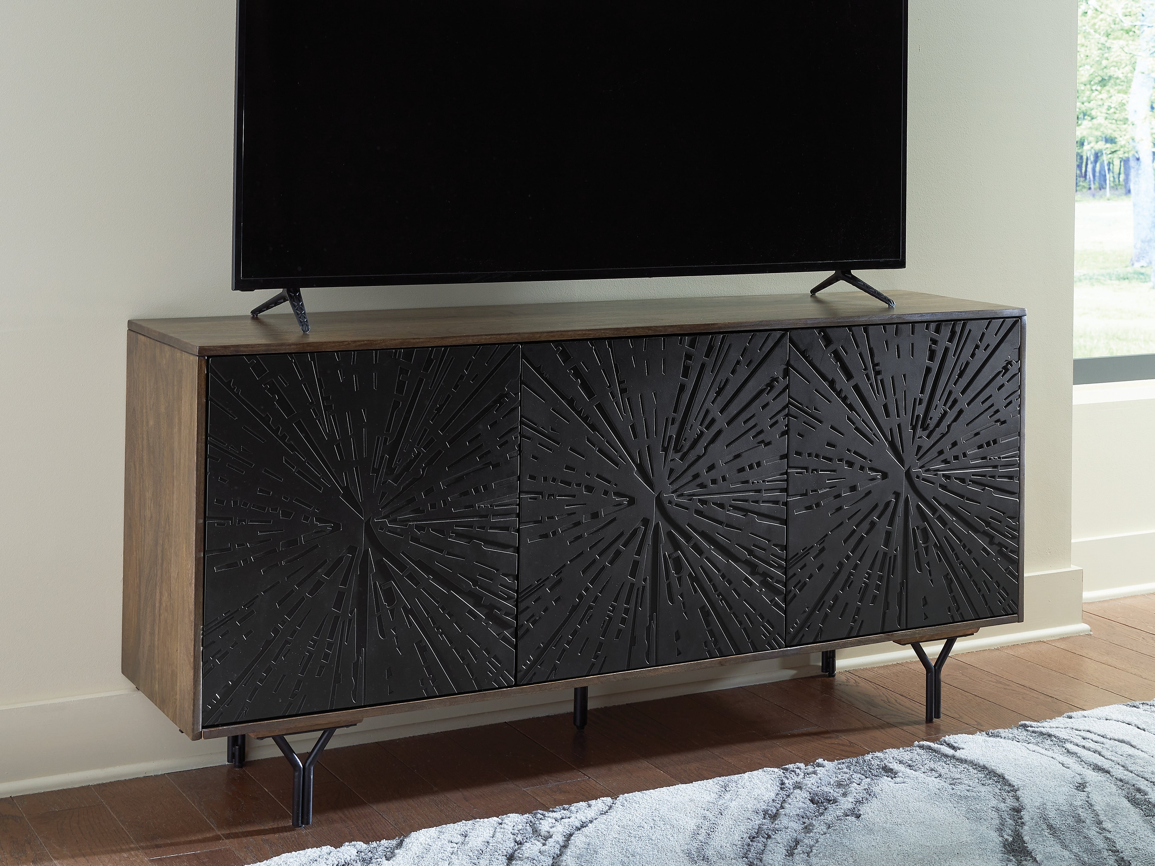 Lavinmont Multi Brown Accent Cabinet