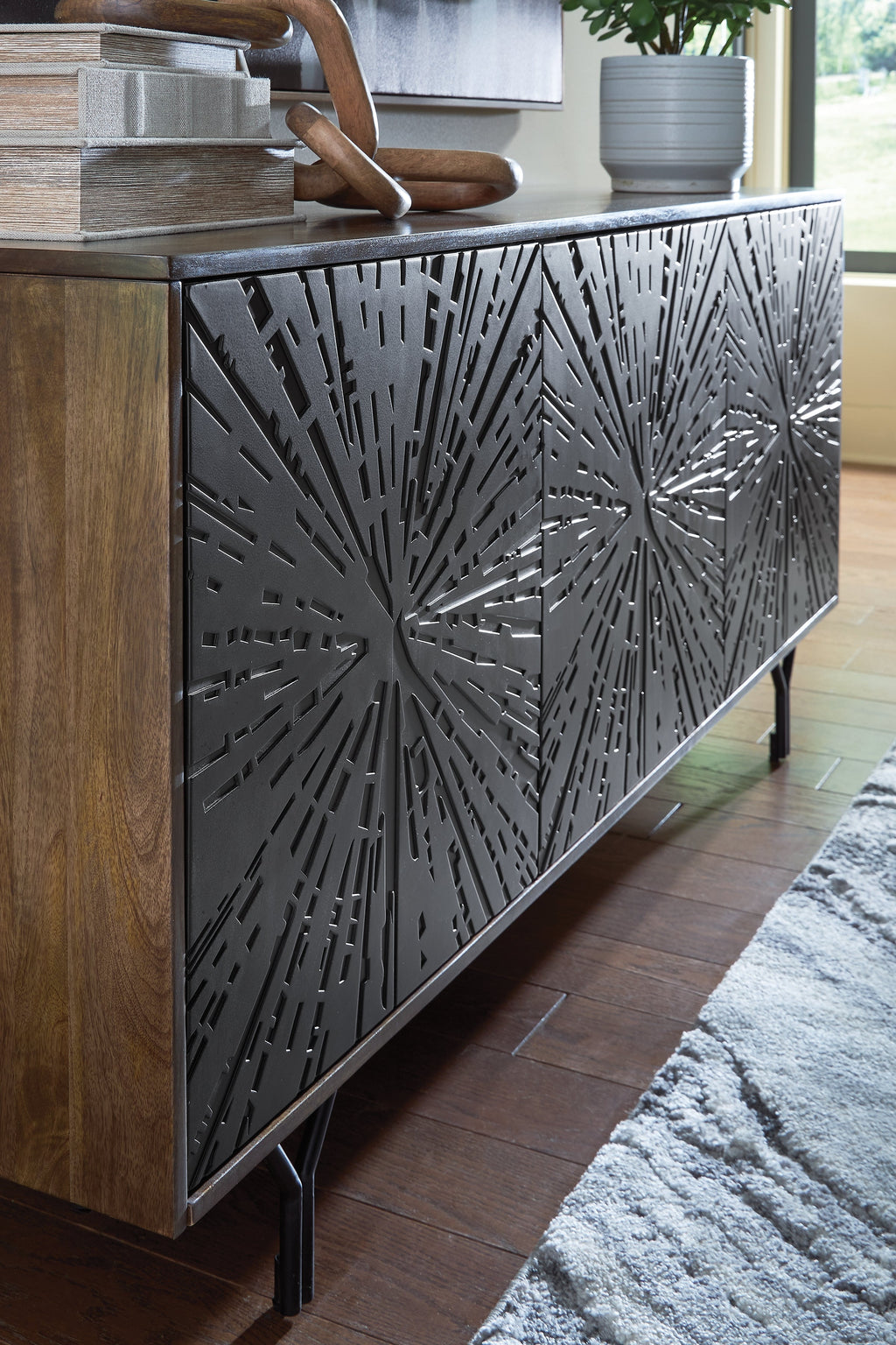 Lavinmont Multi Brown Accent Cabinet