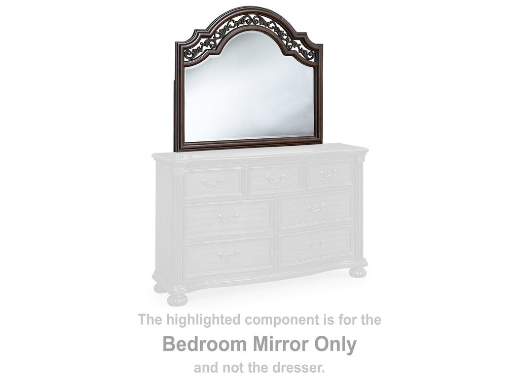 Lavinton Brown Bedroom Mirror