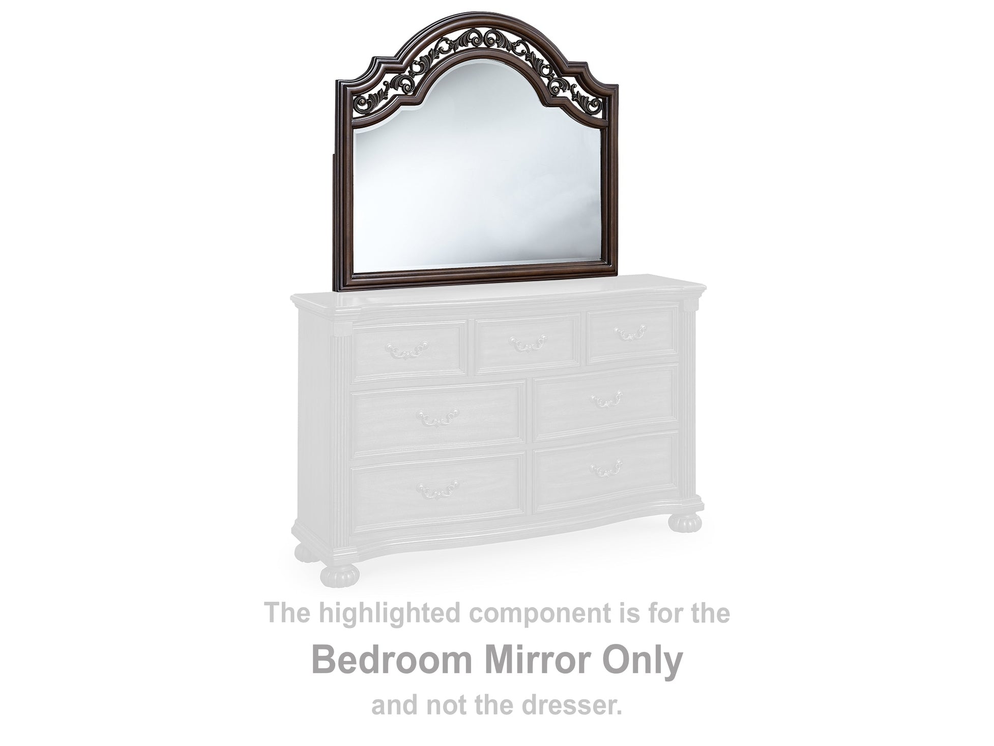 Lavinton Brown Bedroom Mirror