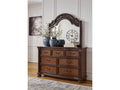Lavinton Brown Dresser and Mirror