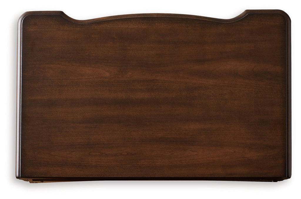 Lavinton King Poster Bed, Dresser, Mirror and 2 Nightstands, Brown