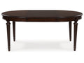 Lavinton Brown Oval Dining Room Table