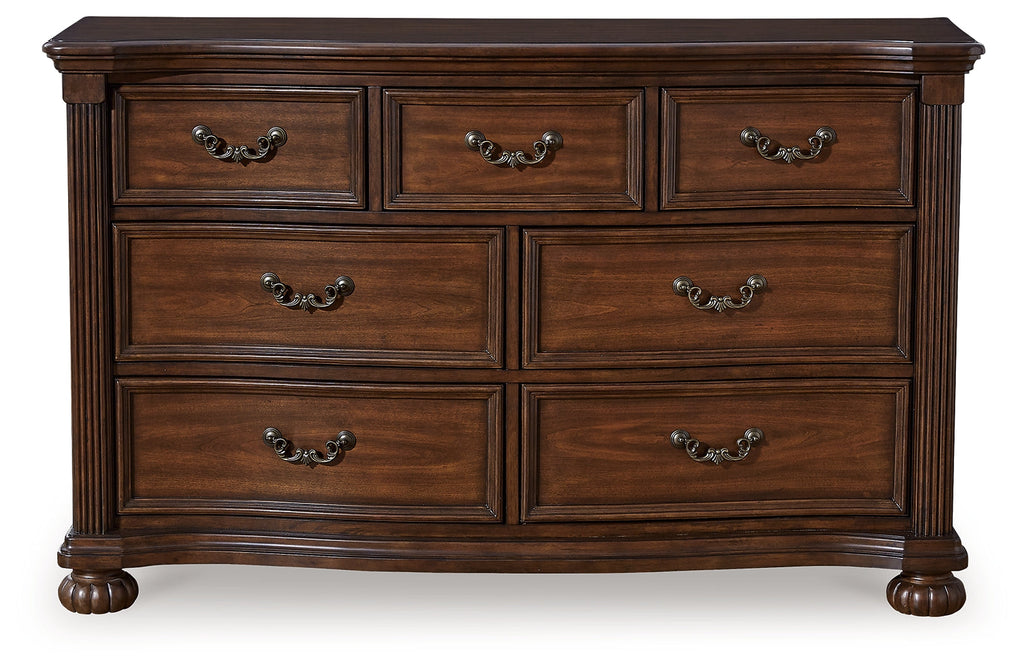 Lavinton Cherry Brown Dresser