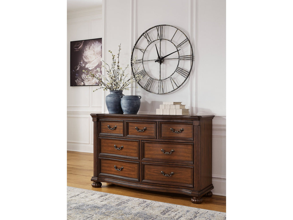 Lavinton Cherry Brown Dresser