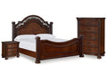 Lavinton Queen Poster Bed & Chest & Nightstand