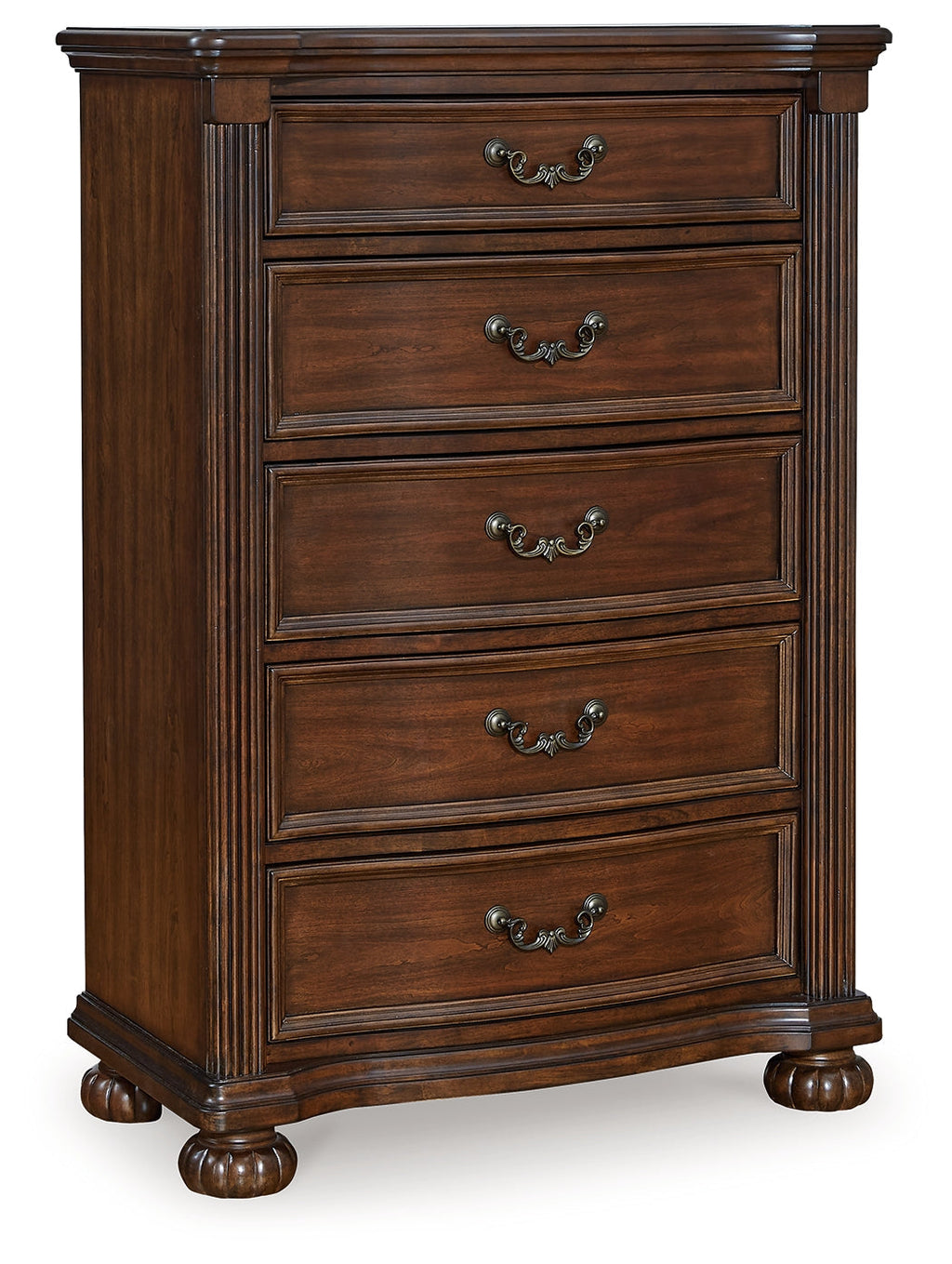 Lavinton Queen Poster Bed & Chest & Nightstand