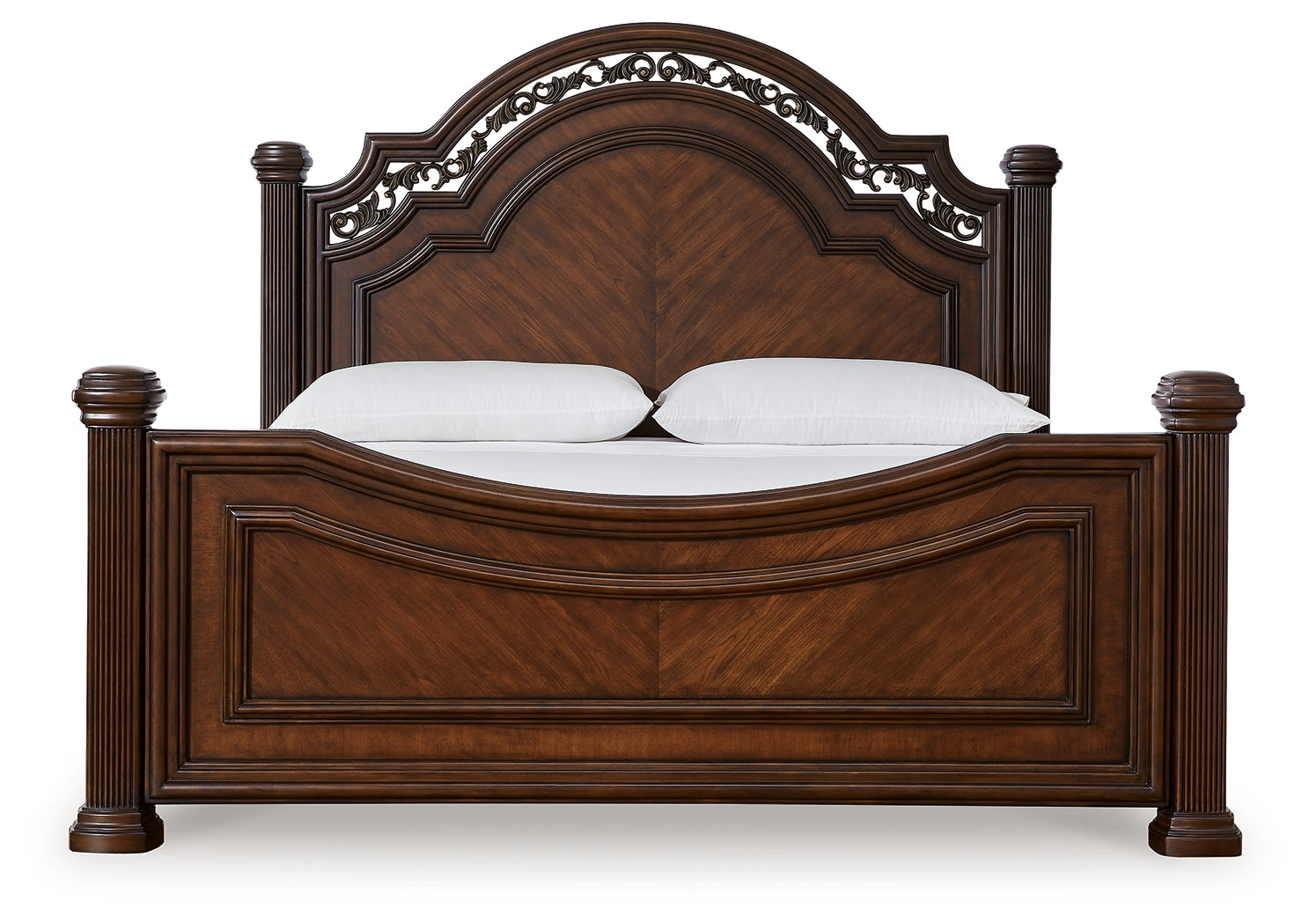 Lavinton Queen Poster Bed & Chest & Nightstand