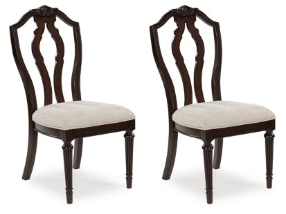 Lavinton Tan/Brown Dining Side Chair (Set of 2)