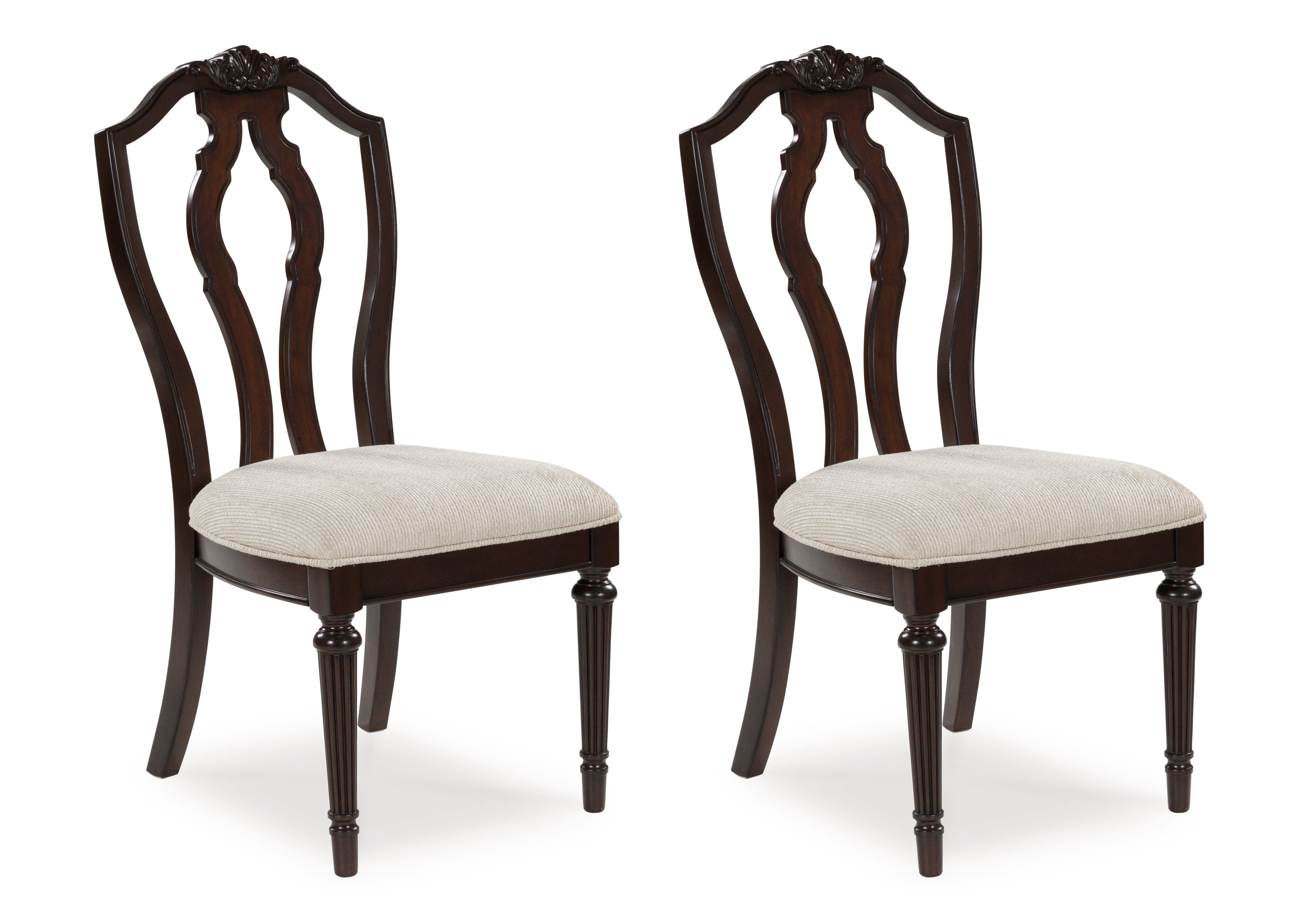 Lavinton Tan/Brown Extension Dining Table and 6 Chairs