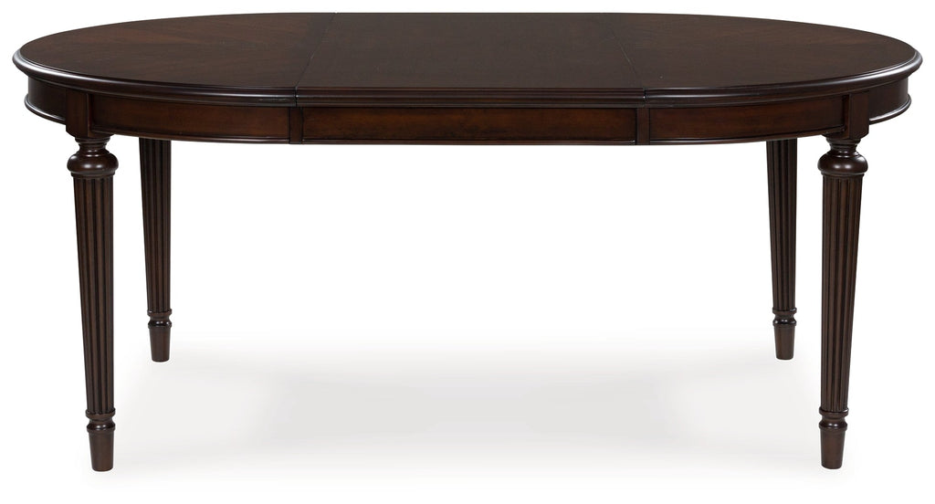 Lavinton Tan/Brown Extension Dining Table and 6 Chairs