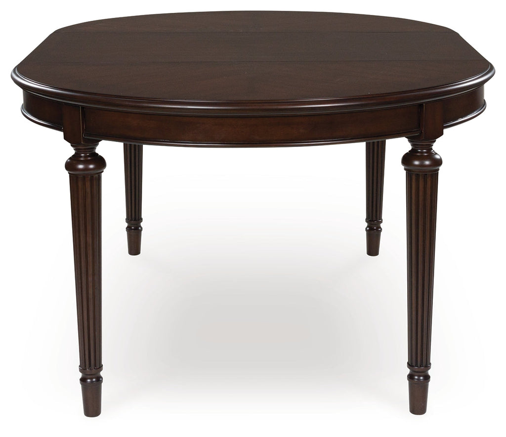 Lavinton Tan/Brown Extension Dining Table and 6 Chairs