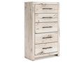 Lawroy Light Natural Five Drawer Chest