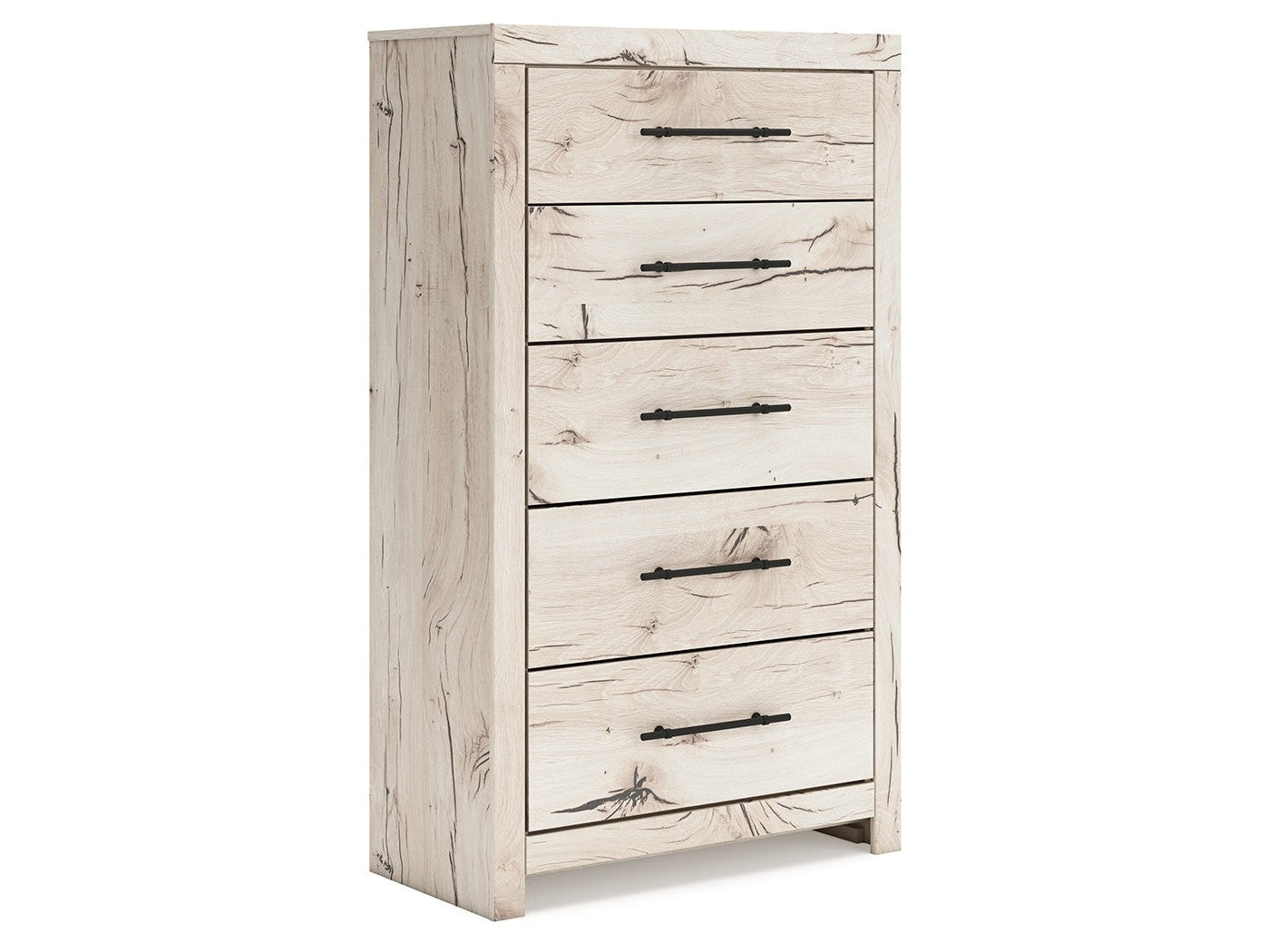 Lawroy Light Natural Five Drawer Chest