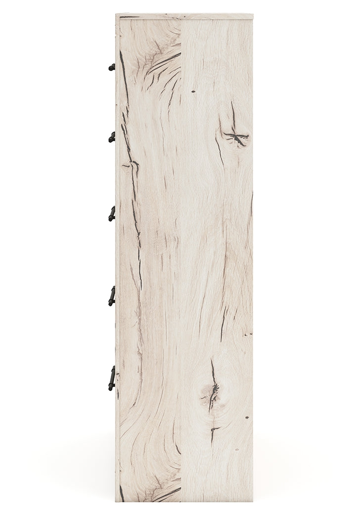 Lawroy Light Natural Five Drawer Chest