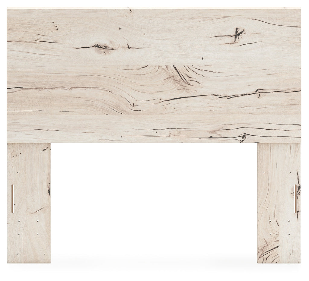 Lawroy Light Natural Full Panel Headboard & Dresser & Mirror