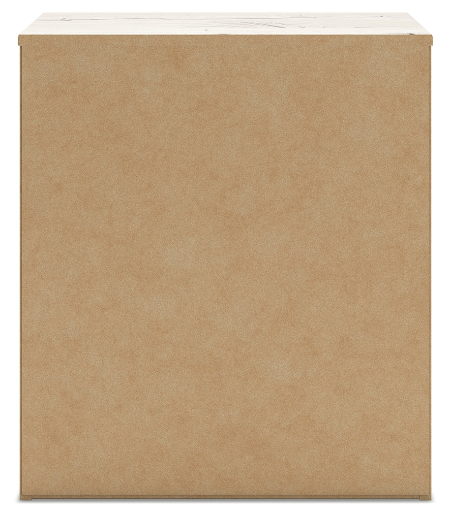 Lawroy Light Full Panel Storage Bedroom Set, Natural