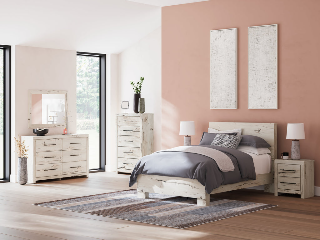 Lawroy Light Natural Full Panel Youth Bed