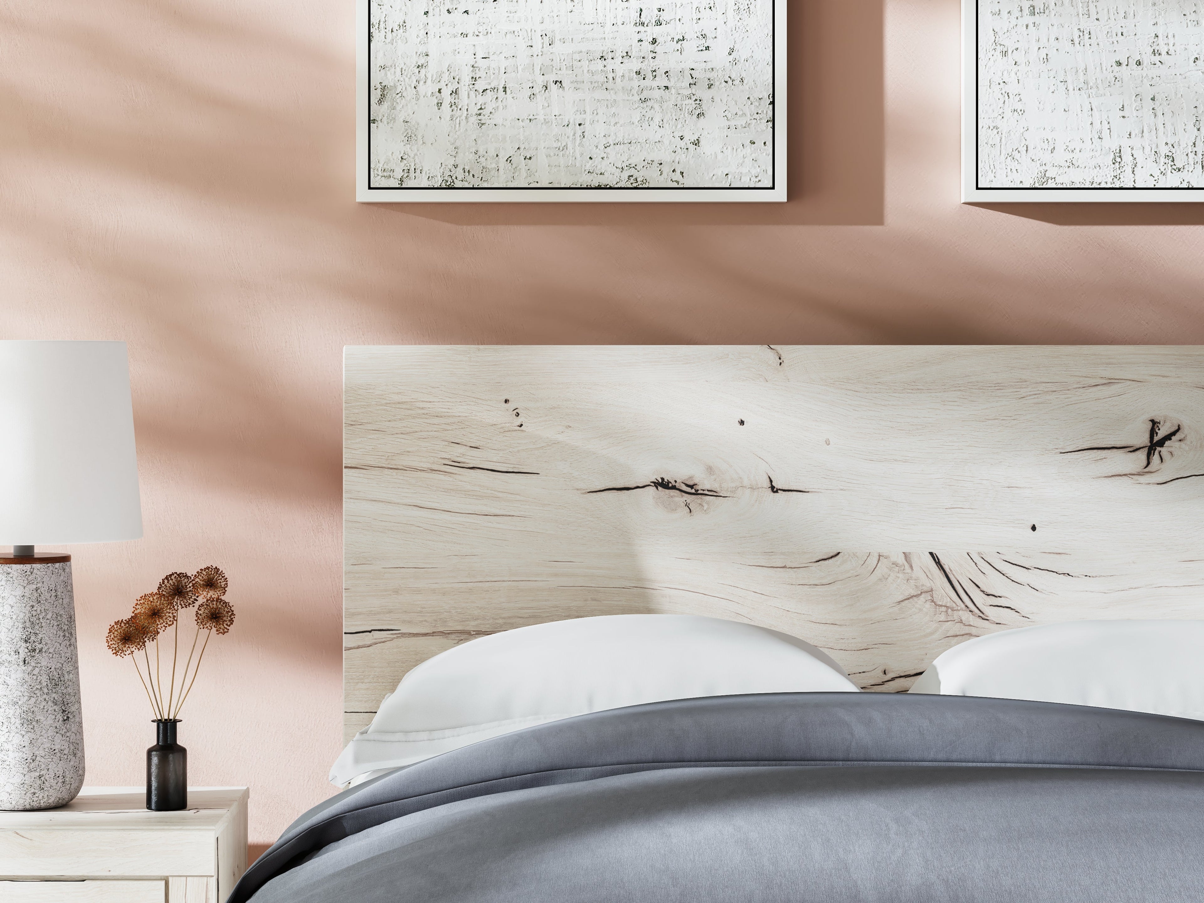 Lawroy Light Natural Full Panel Youth Bed