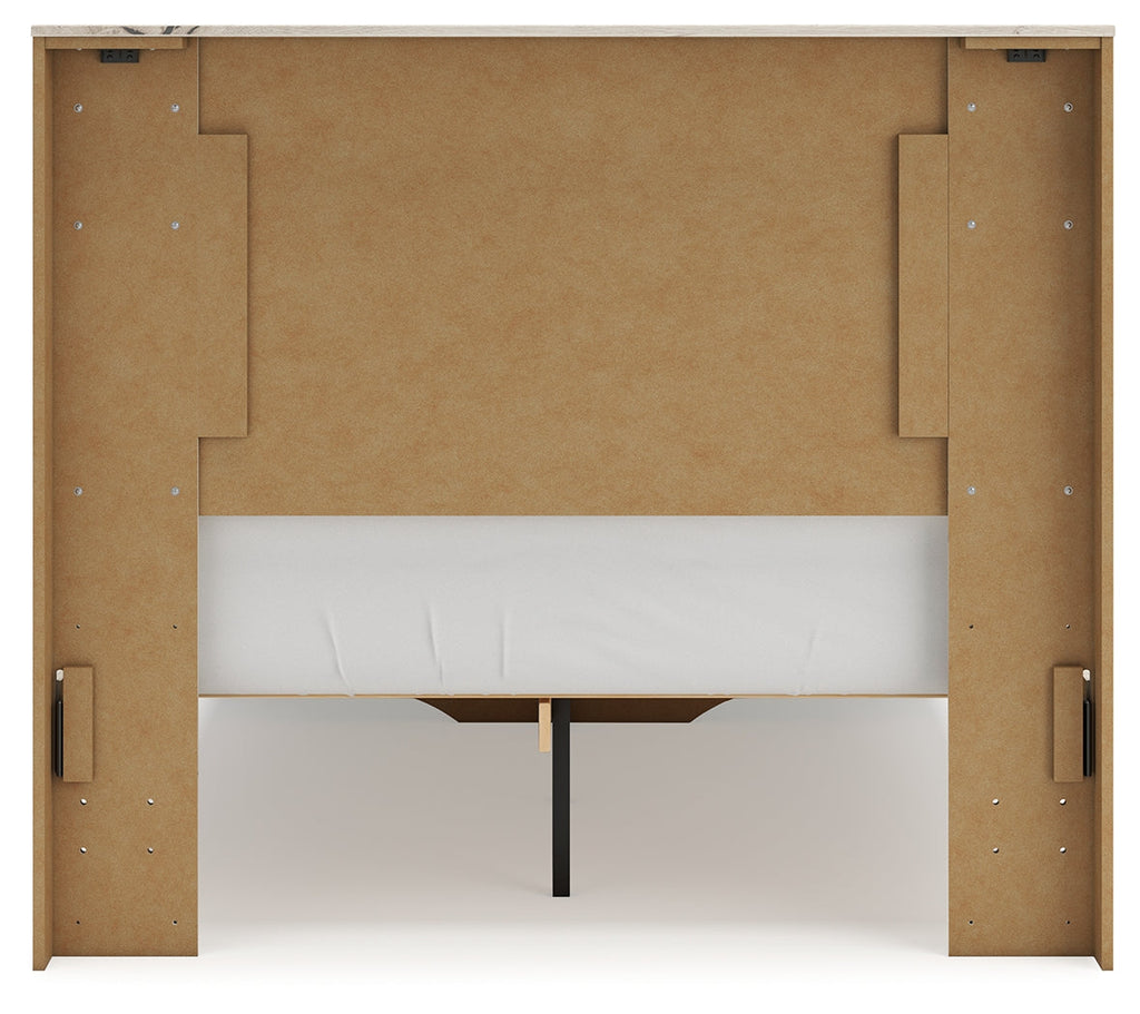 Lawroy Light Full Storage Bedroom Set, Natural