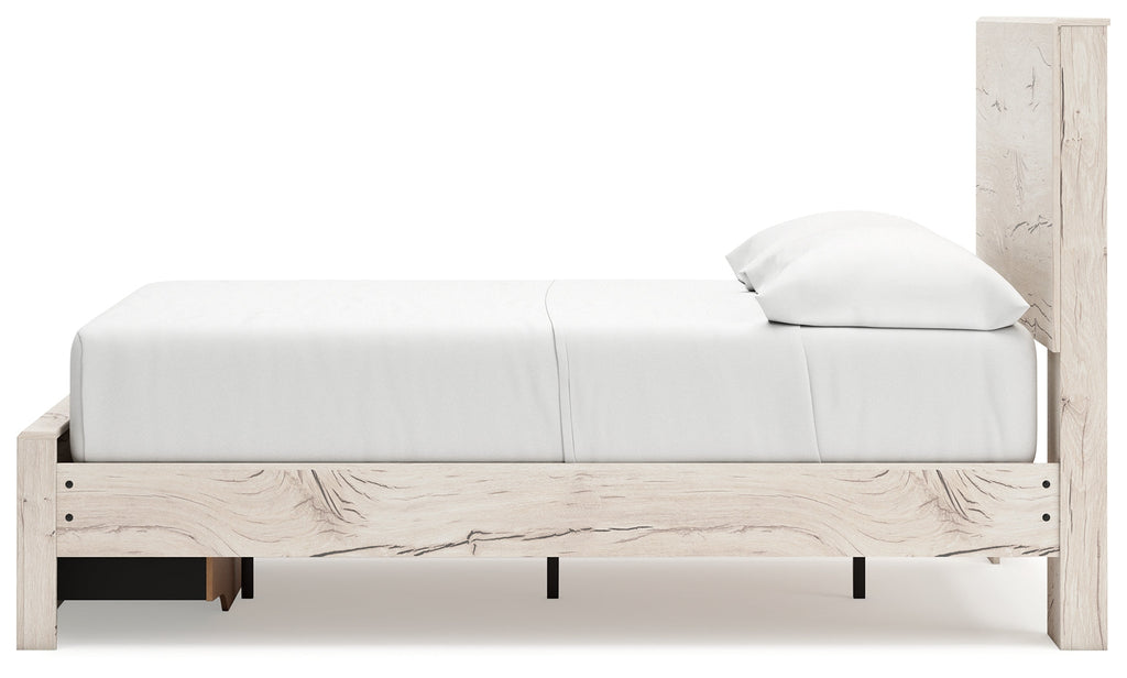 Lawroy Light Full Storage Bedroom Set, Natural