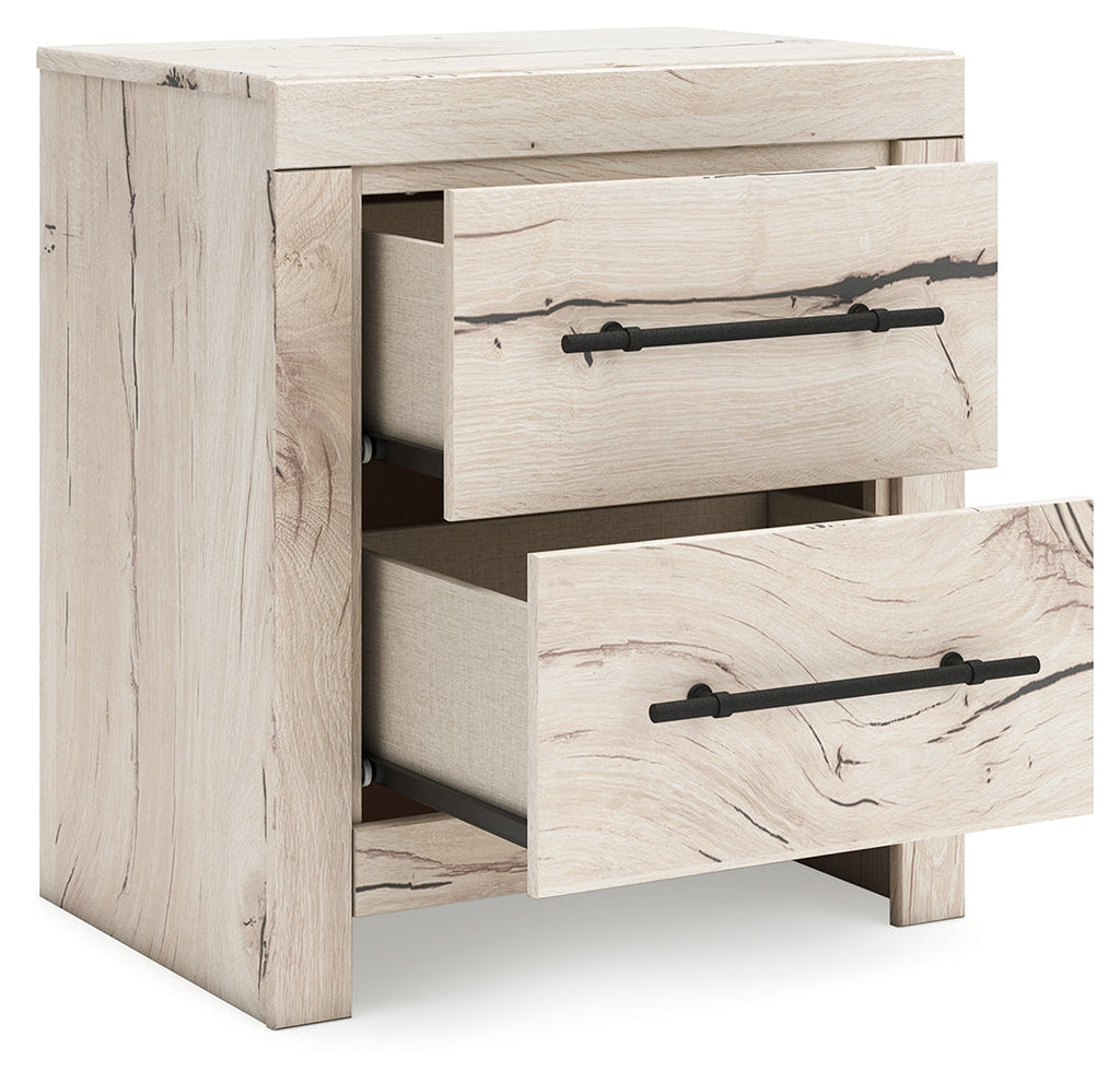 Lawroy Light Full Storage Bedroom Set, Natural