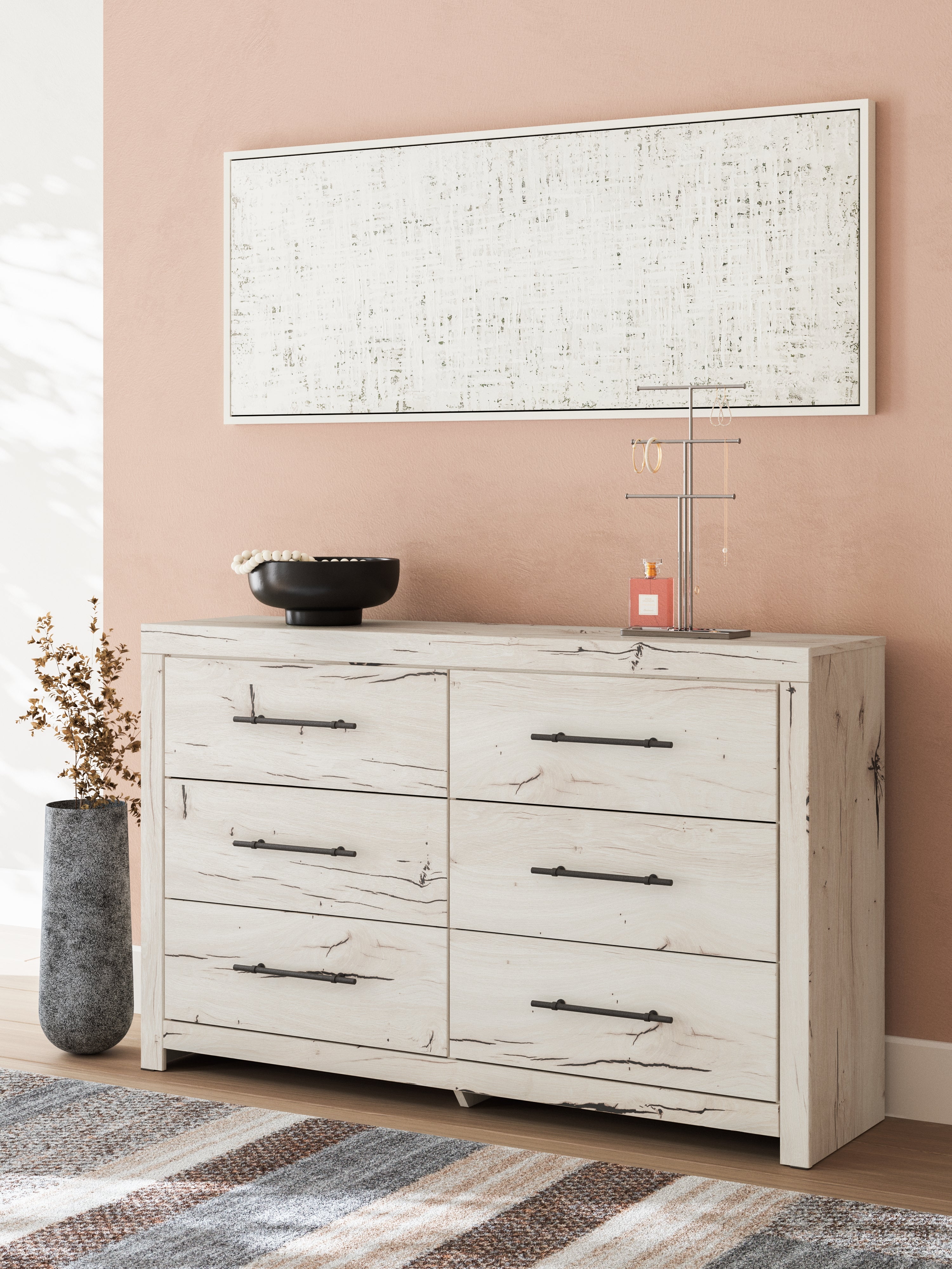 Lawroy Light Full Storage Bedroom Set, Natural