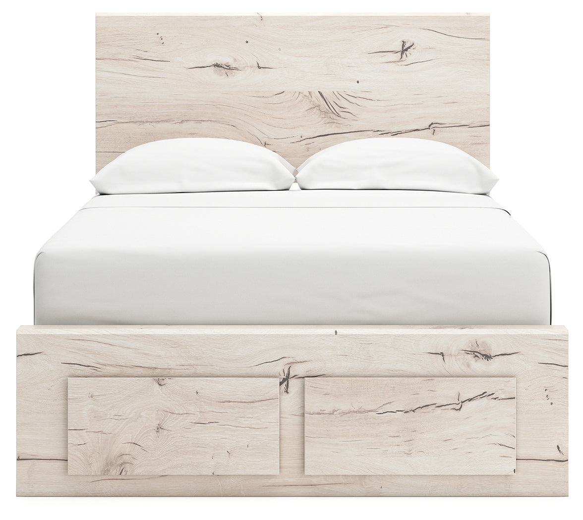 Lawroy Light Natural Full Storage Bedroom Set with Nightstand