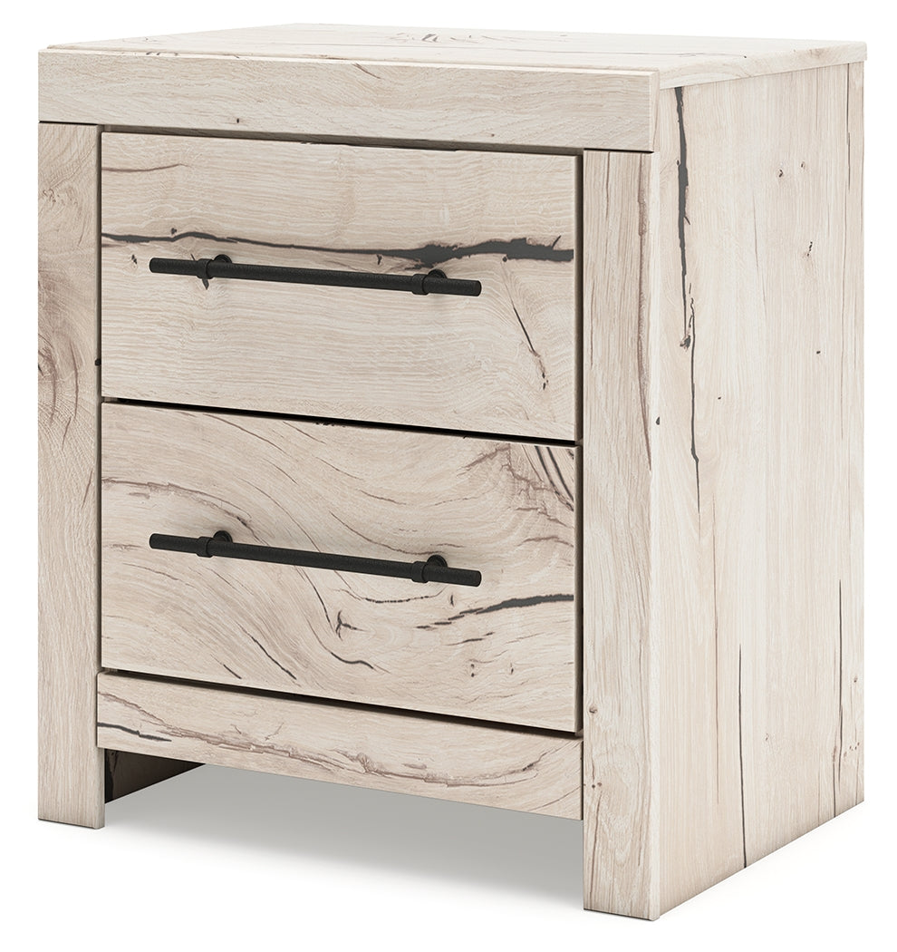 Lawroy Light Natural Full Storage Bedroom Set with Nightstand