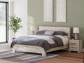 Lawroy Light Natural King Panel Bed