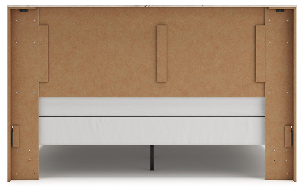 Lawroy Light King Panel Bedroom Set, Natural