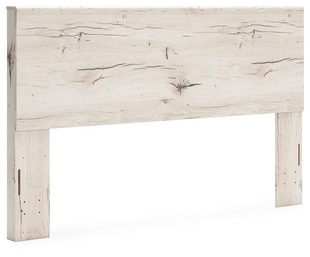 Lawroy Light Natural King Panel Headboard & Dresser & Mirror