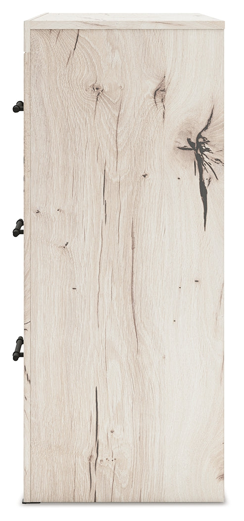 Lawroy Light Natural King Storage Bed & Dresser & Nightstand