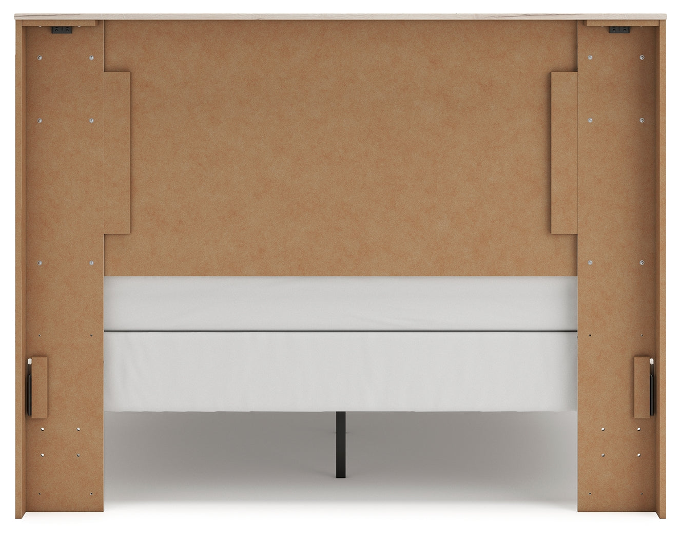 Lawroy Light Natural Queen Panel Bed & Dresser & Mirror